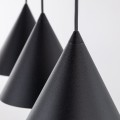 CONO BLACK LAMPA WISZĄCA S 3 LISTWA