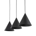 CONO BLACK LAMPA WISZĄCA S 3 LISTWA