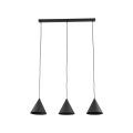 CONO BLACK LAMPA WISZĄCA S 3 LISTWA