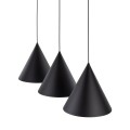 CONO BLACK LAMPA WISZĄCA L 3 LISTWA