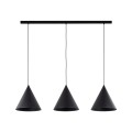 CONO BLACK LAMPA WISZĄCA L 3 LISTWA