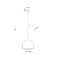 ZOE BRICK LAMPA WISZACA 1 M