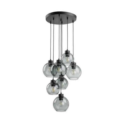 CUBUS GRAPHITE LAMPA WISZĄCA 7 KOŁO