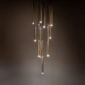PIANO BLACK GOLD LAMPA WISZACA 10