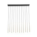 PIANO BLACK GOLD LAMPA WISZACA 12