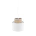 DUO WHITE JUTA LAMPA WISZĄCA 1
