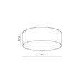 NICOLA ORANGE LAMPA SUFITOWA 380