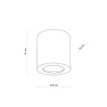 EVE WOOD BUK LAMPA SUFITOWA 1