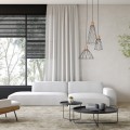 MODESTO WOOD SOSNA LAMPA WISZACA 3 KOŁO