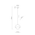 BONO BEIGE LAMPA WISZACA 1