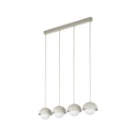 BONO BEIGE LAMPA WISZĄCA 4 LISTWA