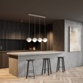 BONO BEIGE LAMPA WISZĄCA 4 LISTWA