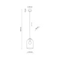 MOLLY YELLOW LAMPA WISZACA 1