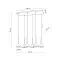 CONO MINI BLACK LAMPA WISZACA 6