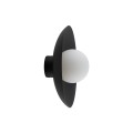SLATE BLACK GLASS KINKIET 1XG9