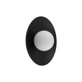 SLATE BLACK GLASS KINKIET 1XG9