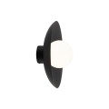 SLATE BLACK GLASS KINKIET 1XG9