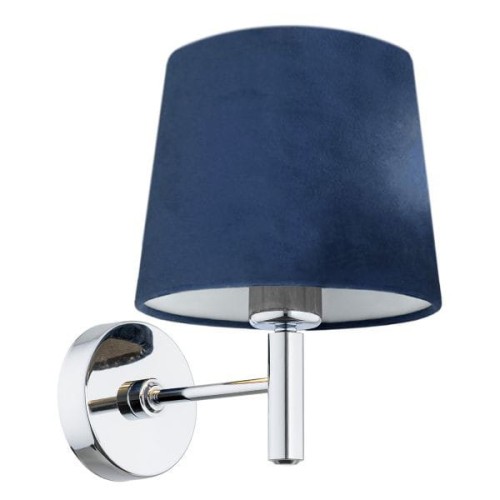 Kinkiet abażur granat chrom BOLZANO 3908 Argon