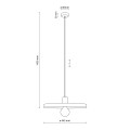 SILA GREEN PEAPOD 1XE27 LAMPA WISZĄCA 400