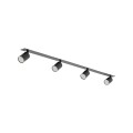 NEX BLACK 4XGU10 LAMPA SUFITOWA PODTYNKOWA