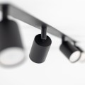 NEX BLACK 4XGU10 LAMPA SUFITOWA PODTYNKOWA