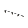 NEX BLACK 4XGU10 LAMPA SUFITOWA PODTYNKOWA
