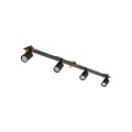 NEX BLACK 4XGU10 LAMPA SUFITOWA PODTYNKOWA