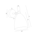 KINKIET CHARLOTTE błękitno złoty 4700 ARGON