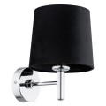 Kinkiet czarny abażur chrom BOLZANO 4726 Argon