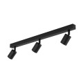 NEX BLACK 3XGU10 LAMPA SUFITOWA