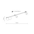 VOX 4 X GU10 / G9 LAMPA SUFITOWA PODTYNKOWA