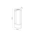 ARIUS M BLACK LAMPA PODŁGOWA IP 54