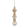 TOWER SABIA WOOD 1XE27
