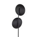 SLATE BLACK GLASS LAMPA PODŁOGOWA 2XG9