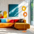 SLATE MIX GLASS LAMPA PODŁOGOWA 2XG9
