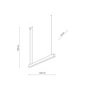 LUXE WHITE CCT LAMPA WISZĄCA