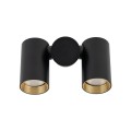 AMIS BLACK DOWNLIGHT 2XGU10