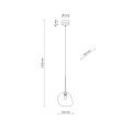 MISTY LAMPA WISZĄCA 1XG9