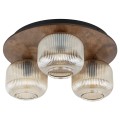 SALVIA BROWN LAMPA SUFITOWA 3XE14