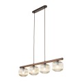 SALVIA BROWN LAMPA WISZACA 4XE14