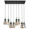 SOPHIA GREEN COGNAC LAMPA WISZĄCA 8XE14