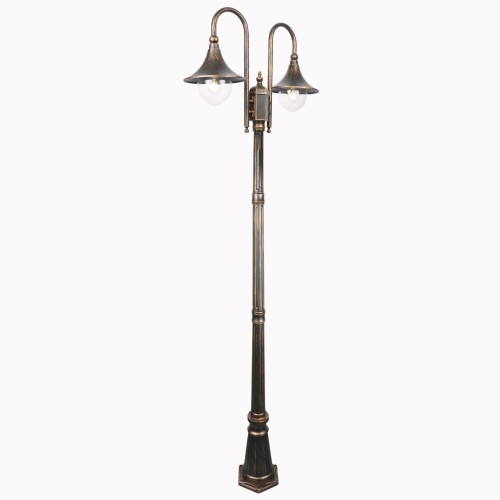 TALEZ GOLD LAMPA STOJĄCA OGRODOWA 2XE27