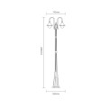 TALEZ GOLD LAMPA STOJĄCA OGRODOWA 2XE27