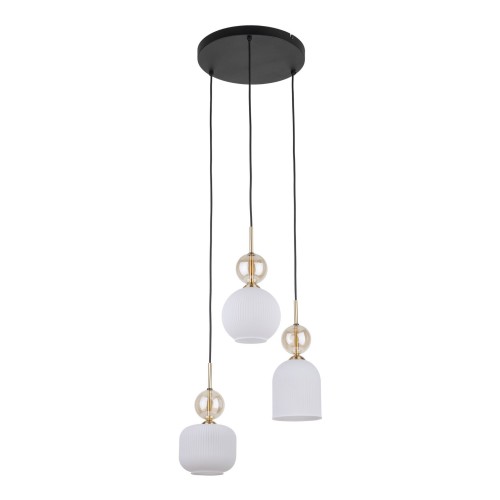 SOPHIA COGNACWHITE LAMPA WISZACA 3XE14