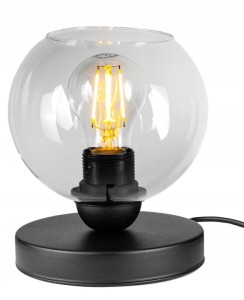 Lampka biurkowa Loft Edison 1×E27 czarna lub biała – polska produkcja