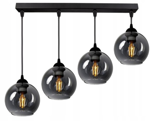 Lampa wisząca Glass Ball 4×E27 szklane kule – wybór kolorów