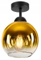 Lampa wisząca Loft Glass złoty klosz 1×E27 – polska produkcja