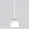 Lampa wisząca GEO 1 WHITE MOKKA – subtelna geometria w dwóch kolorach