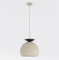 Lampa wisząca GEO 1 MOKKA BLACK – geometryczna forma, czarny, mokka