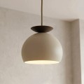 Lampa wisząca GEO 1 MOKKA BLACK – geometryczna forma, czarny, mokka
